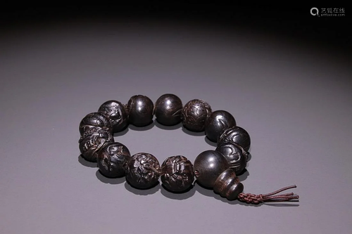 AGARWOOD 'CHINESE ZODIAC' BRACELET