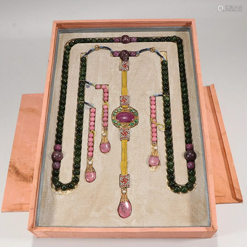 TOURMALINE MANDARIN COURT NECKLACE