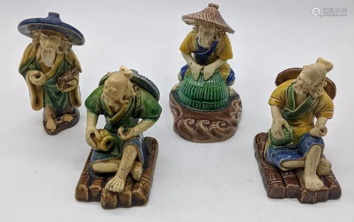 A set of four late 19th/early 20th century Chinese