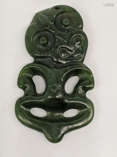 An early 20th century New Zealand Maori Hei-Tiki