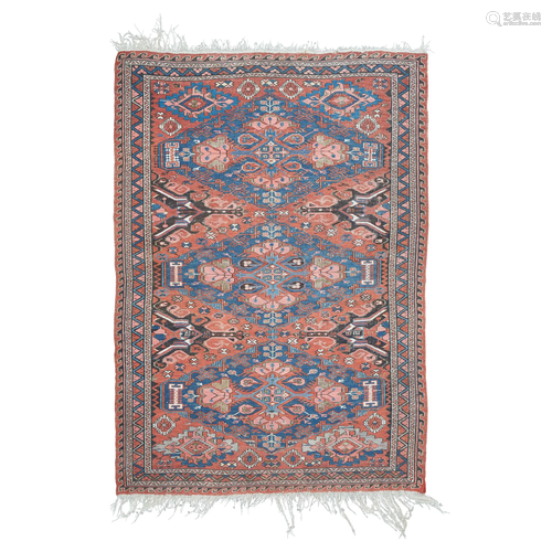 TWO CAUCASIAN SOUMAC CARPETS LATE 19TH CENTURY