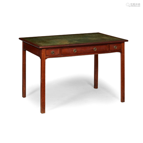 GEORGE III MAHOGANY WRITING TABLE LATE 18TH CENTURY