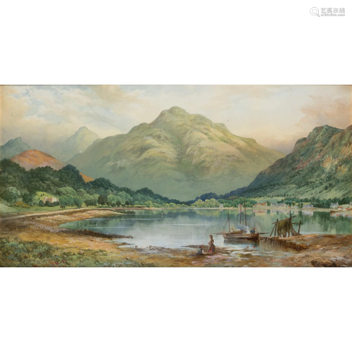 GERTRUDE HOPE (SCOTTISH 19TH CENTURY) LOCH GOIL HEAD,