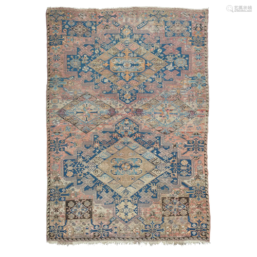 CAUCASIAN SOUMAC CARPET LATE 19TH CENTURY