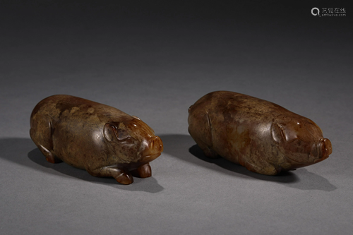 Hetian Jade Pig in Han Dynasty