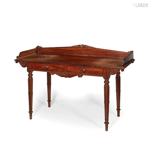 REGENCY MAHOGANY DRESSING TABLE EARLY 19TH CENTU…