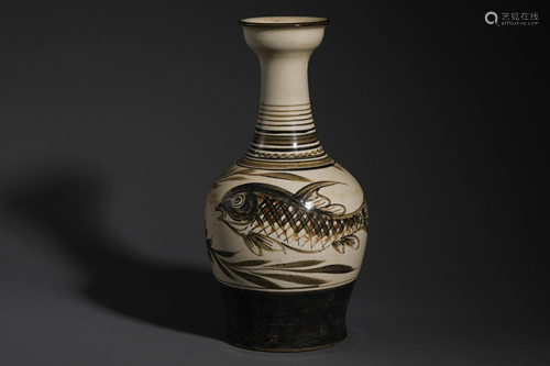 Cizhou Kiln Fish Pattern Yuhuchun in Song Dynasty