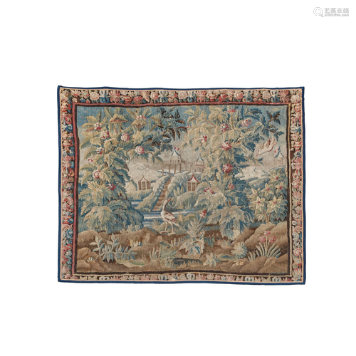 FLEMISH VERDURE TAPESTRY LATE 17TH CENTURY