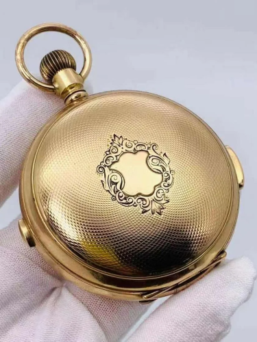 European gold pocket watch