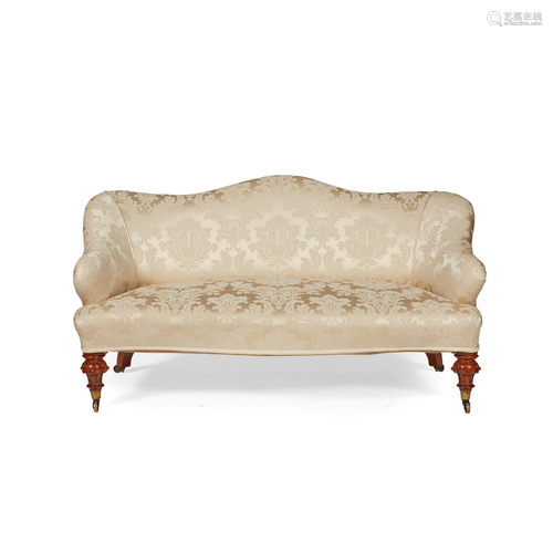 VICTORIAN SMALL SOFA MID 19TH CENTURY