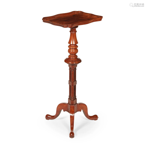 Y REGENCY ROSEWOOD TRAY TOP WINE TABLE, IN THE MANNER