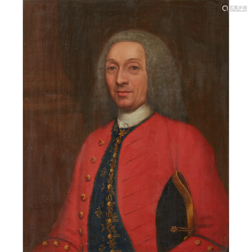 ATTRIBUTED TO JOHN B. ALEXANDER PORTRAIT OF THE 7TH