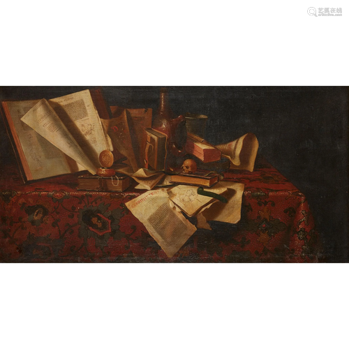 FOLLOWER OF EVERT COLLIER A STILL LIFE OF BOOKS AND