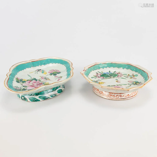 A collection of 2 bowls made of Chinese porcelain with