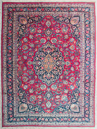 An Oriental hand-made carpet. Tabriz