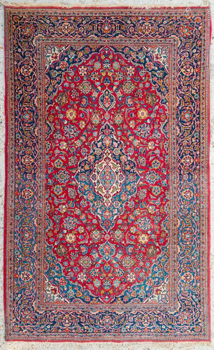 An Oriental hand-made carpet. Tabriz