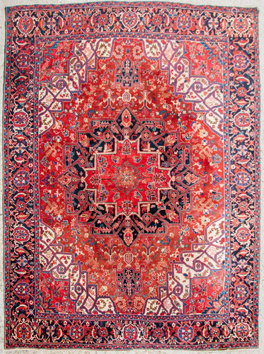 An Oriental hand-made carpet, Tabriz.