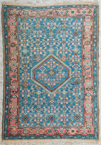 An Oriental hand-made carpet. Kerman.