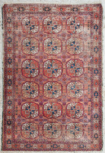 An Oriental hand-made carpet. Bokhara / Turkaman.