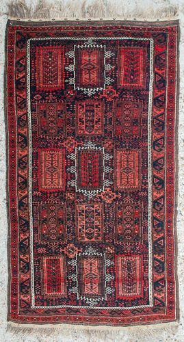 An Oriental hand-made carpet. Hamadan.