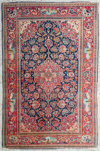 An Oriental hand-made carpet. Bakhtiar.