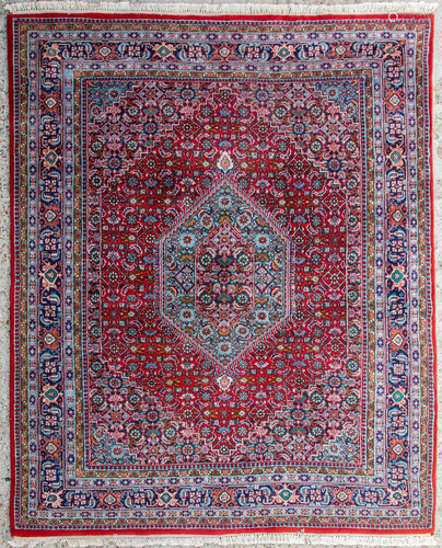 An Oriental hand-made carpet. Bidjar. (243 x 199)