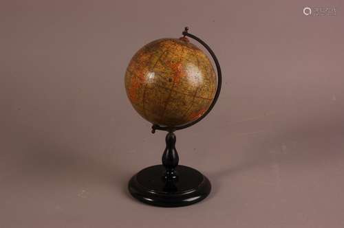 A Victorian period table globe, 27.5cm high, titled The Pana...