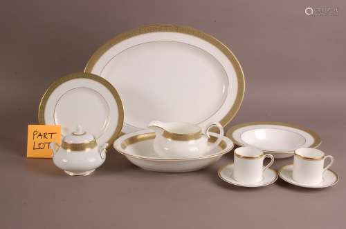 A modern Royal Doulton porcelain Belvedere pattern part dinn...