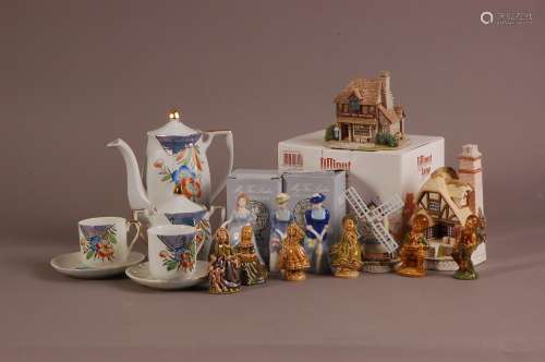 A large collection of Wade pottery and Lilliput Lane collect...