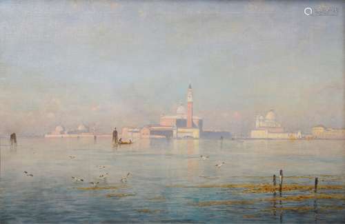 Lutteroth, Askan (1842-1923) “View of Venice”, oil/canvas, b...