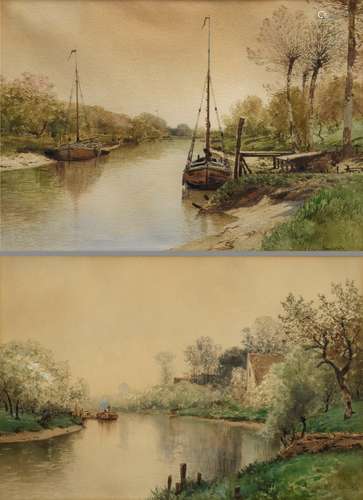 2 Lutteroth, Askan (1842-1923) “Spring fog” and “At the Luhe...