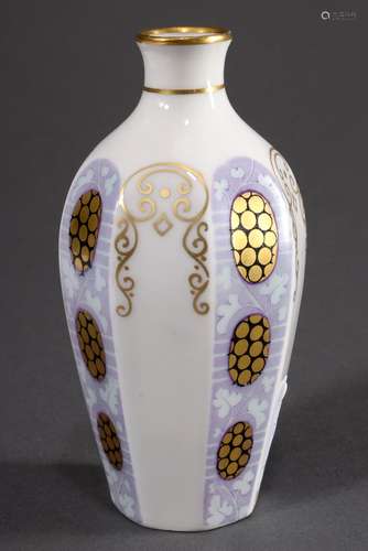 Small Faureuth vase with ornamental Art Deco decoration in p...