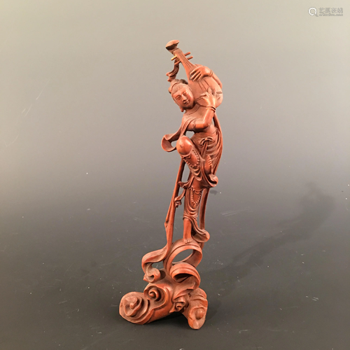 Chinese Boxwood Figure