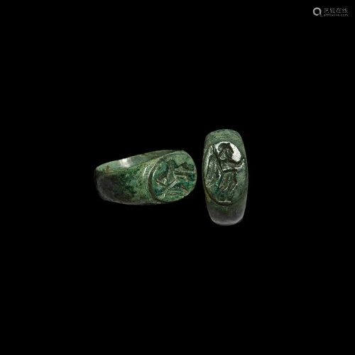 Roman Seal Ring with Mercury