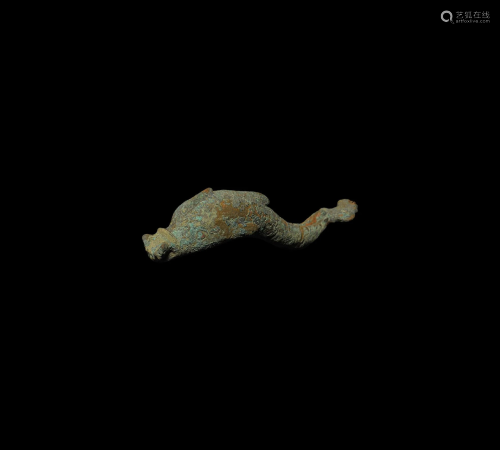 Roman Dolphin Figure
