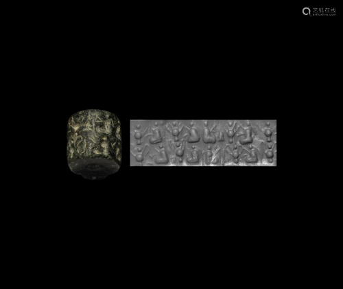 Jemdet Nasr Type Cylinder Seal with Pigtail Women