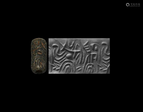 Cylinder Seal with Hunting Scene