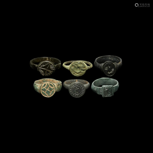 Roman to Medieval Period Ring Collection