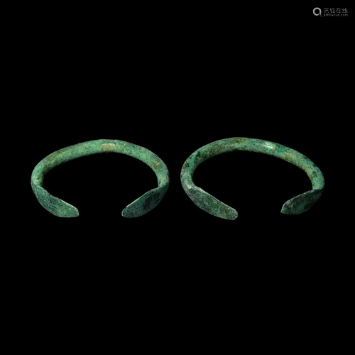 Roman Armilla Bracelet Pair