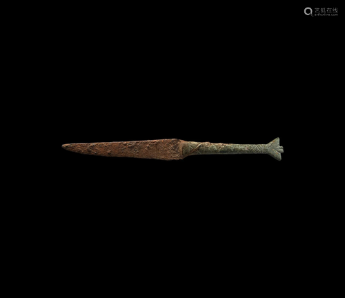 Roman Knife with Decorated Handle