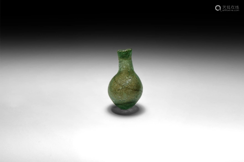 Roman Miniature Glass Vessel