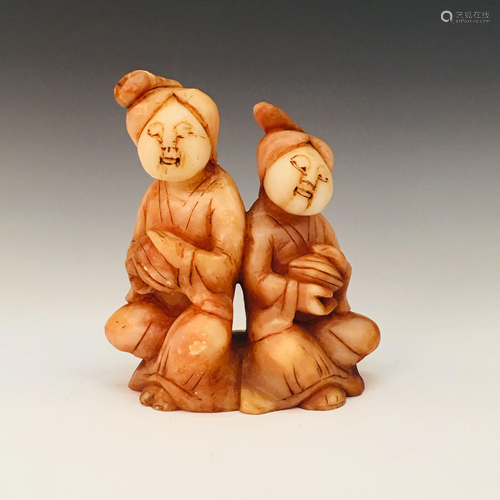 Chinese Jade Women Figure