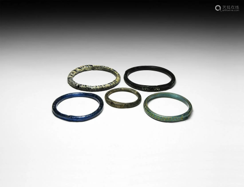 Roman and Other Glass Bangle Collection