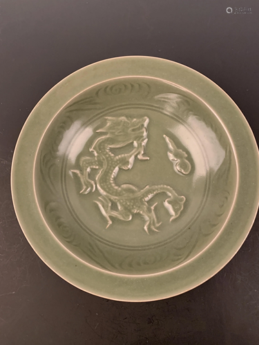 Chinese Longluan Yao Dragon Dish