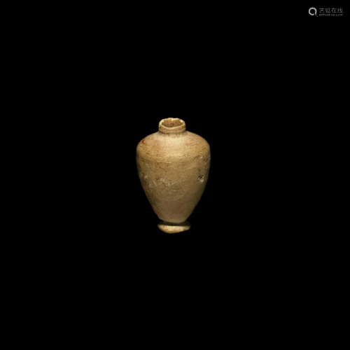 Egyptian Miniature Alabaster Jar