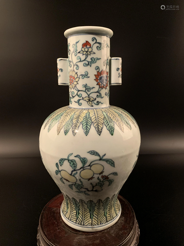 Chinese Doucai Porcelain Vase