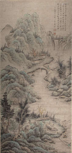 CHINESE PAINTING AND CALLIGRAPHY BY CHANDU, QING DYNASTY