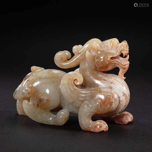 HETIAN JADE BEAST, HAN DYNASTY