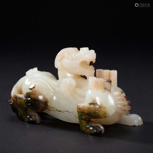 HETIAN JADE BEAST, HAN DYNASTY