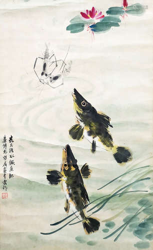 吳青霞 桃花流水魚鱖魚肥